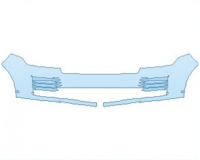 PAINT PROTECTION KIT - 2020 LAND ROVER RANGE ROVER HSE LONG WHEELBASE BUMPER WITH SENSORS - PRECUT PPF CLEAR BRA WRAP