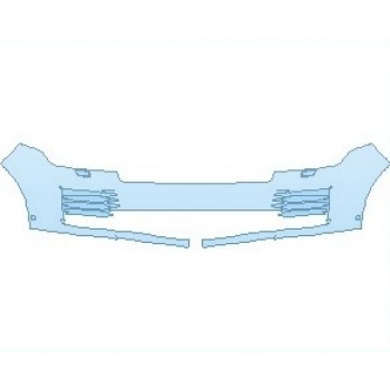 2022 LAND ROVER RANGE ROVER AUTOBIOGRAPHY STANDARD WHEELBASE BUMPER WITH WASHERS AND SENSORS