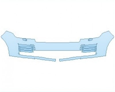 PAINT PROTECTION KIT - 2020 LAND ROVER RANGE ROVER HSE LONG WHEELBASE BUMPER WITH WASHERS - PRECUT PPF CLEAR BRA WRAP