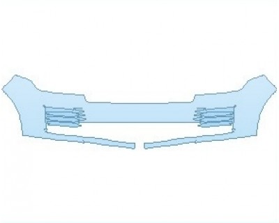 PAINT PROTECTION KIT - 2020 LAND ROVER RANGE ROVER HSE LONG WHEELBASE BUMPER - PRECUT PPF CLEAR BRA WRAP