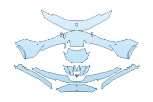 2025 FERRARI SF90 SPIDER BUMPER WITH 4 SENSORS
