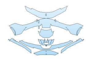 2025 FERRARI SF90 SPIDER BUMPER WITH 2 SENSORS