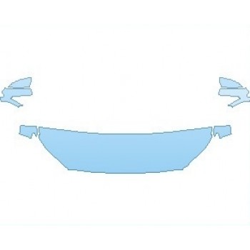 Precut PPF Kit – Clear Bra Paint Protection Film PAINT PROTECTION KIT - 2022 HYUNDAI KONA N LINE HOOD 18 INCH (NO WRAPPED EDGES) - PRECUT PPF CLEAR BRA WRAP