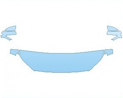 Precut PPF Kit – Clear Bra Paint Protection Film PAINT PROTECTION KIT - 2022 HYUNDAI KONA N LINE HOOD 18 INCH (NO WRAPPED EDGES) - PRECUT PPF CLEAR BRA WRAP