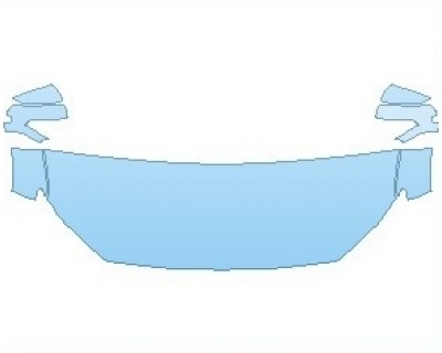 Precut PPF Kit – Clear Bra Paint Protection Film PAINT PROTECTION KIT - 2022 HYUNDAI KONA N LINE HOOD (NO WRAPPED EDGES) - PRECUT PPF CLEAR BRA WRAP