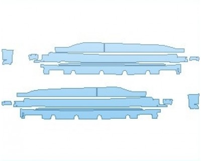 Precut PPF Kit – Clear Bra Paint Protection Film PAINT PROTECTION KIT - 2022 HYUNDAI KONA N LINE ROCKER PANELS - PRECUT PPF CLEAR BRA WRAP