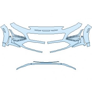 Precut PPF Kit – Clear Bra Paint Protection Film PAINT PROTECTION KIT - 2022 HYUNDAI KONA N LINE BUMPER - PRECUT PPF CLEAR BRA WRAP