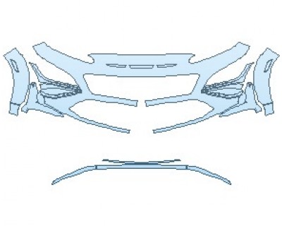 Precut PPF Kit – Clear Bra Paint Protection Film PAINT PROTECTION KIT - 2022 HYUNDAI KONA N LINE BUMPER - PRECUT PPF CLEAR BRA WRAP