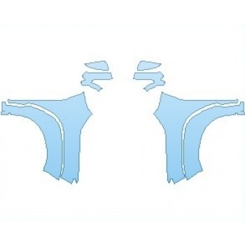 Precut PPF Kit – Clear Bra Paint Protection Film PAINT PROTECTION KIT - 2022 HYUNDAI KONA N LINE FULL FENDERS (NO WRAPPED EDGES) - PRECUT PPF CLEAR BRA WRAP