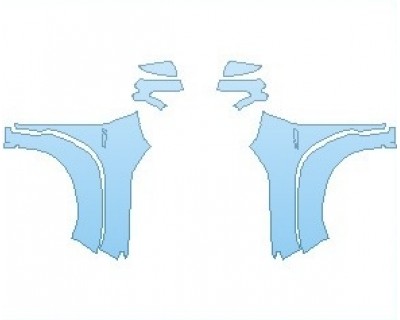 Precut PPF Kit – Clear Bra Paint Protection Film PAINT PROTECTION KIT - 2022 HYUNDAI KONA N LINE FULL FENDERS WITH N LINE EMBLEM (NO WRAPPED EDGES) - PRECUT PPF CLEAR BRA WRAP