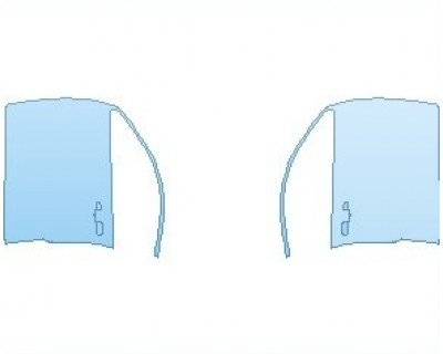 PAINT PROTECTION KIT - 2024 JEEP GRAND CHEROKEE 80TH ANNIVERSARY DOORS FRONT - PRECUT PPF CLEAR BRA WRAP