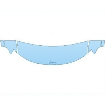 PAINT PROTECTION KIT - 2024 JEEP GRAND CHEROKEE 80TH ANNIVERSARY HOOD (NO WRAPPED EDGES) - PRECUT PPF CLEAR BRA WRAP