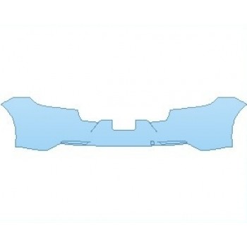 Precut PPF Kit – Clear Bra Paint Protection Film PAINT PROTECTION KIT - 2020 PORSCHE PANAMERA TURBO EXECUTIVE (LONG WHEELBASE) REAR BUMPER - PRECUT PPF CLEAR BRA WRAP