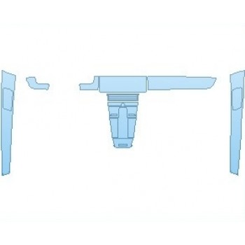 PAINT PROTECTION KIT - 2020 PORSCHE PANAMERA TURBO EXECUTIVE (LONG WHEELBASE) INTERIOR TRIM - PRECUT PPF CLEAR BRA WRAP