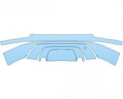 PAINT PROTECTION KIT - 2023 LAND ROVER RANGE ROVER VELAR S REAR BUMPER - PRECUT PPF CLEAR BRA WRAP