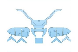 2025 FERRARI F8 TRIBUTO REAR DIFFUSER WITH SENSORS