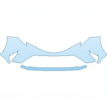 PAINT PROTECTION KIT - 2025 TOYOTA SIENNA XSE BUMPER - PRECUT PPF CLEAR BRA WRAP