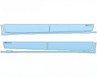 PAINT PROTECTION KIT - 2025 TOYOTA SIENNA XSE ROCKER PANELS - PRECUT PPF CLEAR BRA WRAP