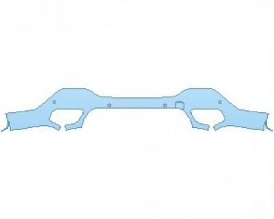 PAINT PROTECTION KIT - 2023 BMW X6 M50I REAR BUMPER LOWER WITH SENSORS - PRECUT PPF CLEAR BRA WRAP