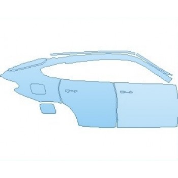 PAINT PROTECTION KIT - 2021 BMW X6 M-SPORT REAR QUARTER PANEL AND DOORS RIGHT SIDE - PRECUT PPF CLEAR BRA WRAP