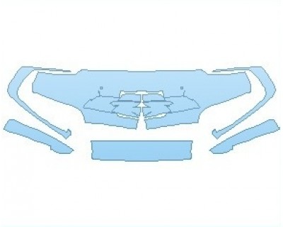 2020 BMW I8 ROADSTER LOWER REAR BUMPER - PRECUT PPF CLEAR BRA WRAP