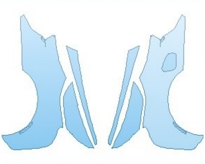 PAINT PROTECTION KIT - 2020 BMW I8 ROADSTER REAR QUARTER PANELS - INVISIBLEMASK - 3M PAINT PROTECTION