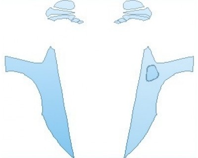 PAINT PROTECTION KIT - 2020 BMW I8 ROADSTER FULL FENDER WRAPPED EDGES - INVISIBLEMASK - 3M PAINT PROTECTION