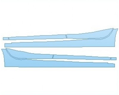 PAINT PROTECTION KIT - 2022 CHEVROLET CRUZE LT HATCHBACK ROCKER PANELS - PRECUT PPF CLEAR BRA WRAP
