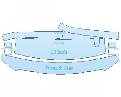 PAINT PROTECTION KIT - 2023 GMC YUKON XL DENALI COMMON WEAR AREA KIT - PRECUT PPF CLEAR BRA WRAP