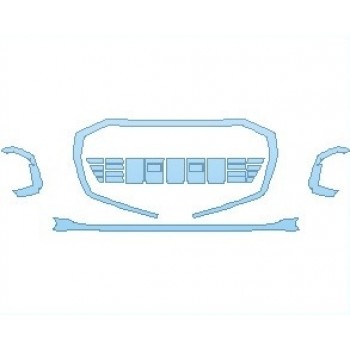 2022 AUDI Q3 PREMIUM S-LINE GRILLE AND BUMPER TRIM PARTS