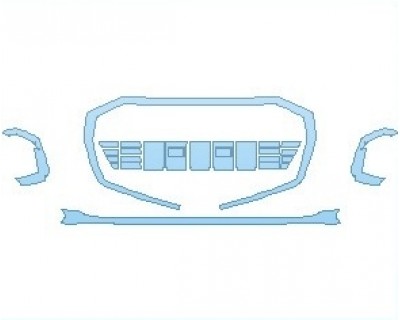 2023 AUDI Q3 PRESTIGE GRILLE AND BUMPER TRIM PARTS