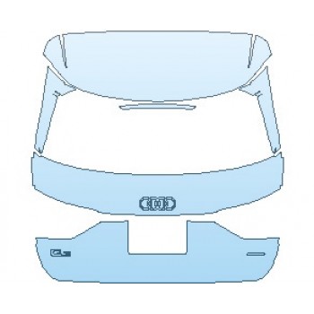 PAINT PROTECTION KIT - 2023 AUDI Q3 PREMIUM PLUS S-LINE REAR HATCH WITH Q3 & QUATTRO EMBLEMS - PRECUT PPF CLEAR BRA WRAP
