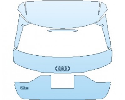 PAINT PROTECTION KIT - 2025 AUDI Q3 PREMIUM PLUS S-LINE REAR HATCH WITH Q3 EMBLEM - PRECUT PPF CLEAR BRA WRAP