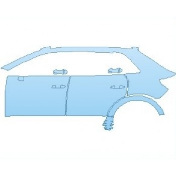 PAINT PROTECTION KIT - 2023 AUDI Q3 PREMIUM PLUS S-LINE REAR QUARTER PANELS LEFT SIDE - PRECUT PPF CLEAR BRA WRAP