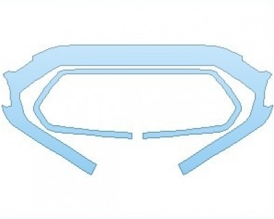 PAINT PROTECTION KIT - 2023 TOYOTA TACOMA SR GRILLE - PRECUT PPF CLEAR BRA WRAP