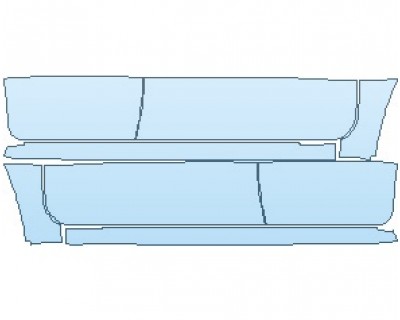 PAINT PROTECTION KIT - 2023 TOYOTA TACOMA SR ROCKER PANELS ACCESS CAB - PRECUT PPF CLEAR BRA WRAP