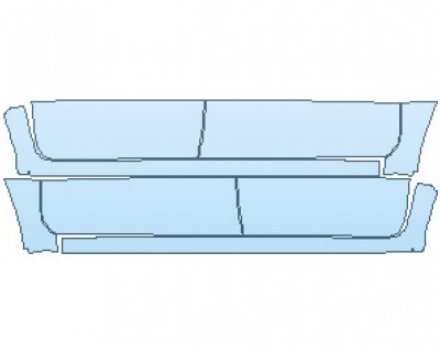 2021 TOYOTA TACOMA SR ROCKER PANELS DOUBLE CAB