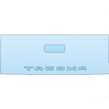 PAINT PROTECTION KIT - 2023 TOYOTA TACOMA SR TAILGATE MUST HAND CUT OR REMOVE AND REPLACE EMBLEM - PRECUT PPF CLEAR BRA WRAP