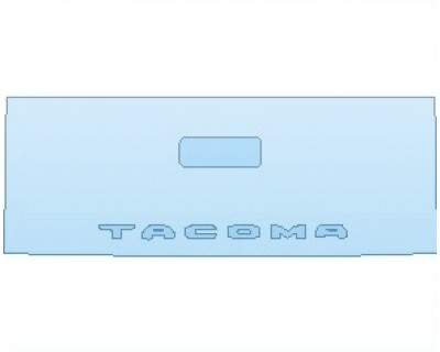 PAINT PROTECTION KIT - 2023 TOYOTA TACOMA SR TAILGATE MUST HAND CUT OR REMOVE AND REPLACE EMBLEM - PRECUT PPF CLEAR BRA WRAP
