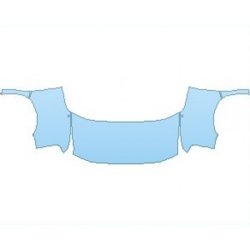 PAINT PROTECTION KIT - 2023 GMC SAVANA CARGO FULL HOOD (WRAPPED EDGES) - PRECUT PPF CLEAR BRA WRAP
