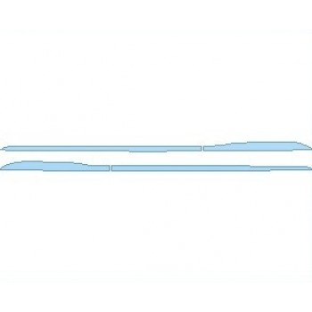 PAINT PROTECTION KIT - 2023 MERCEDES GLA CLASS AMG 45 LOWER DOOR INSERTS - PRECUT PPF CLEAR BRA WRAP