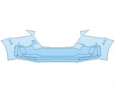 2023 AUDI TTS COUPE BUMPER WITH SENSORS