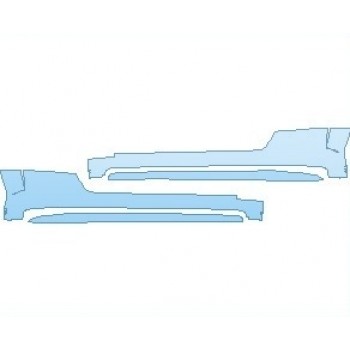 PAINT PROTECTION KIT - 2020 AUDI TTS COUPE ROCKER PANELS - PRECUT PPF CLEAR BRA WRAP