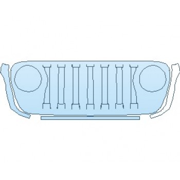 2021 JEEP WRANGLER (JL) SPORT 2 DOOR GRILLE