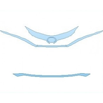 PAINT PROTECTION KIT - 2023 TOYOTA VENZA XLE GRILLE & CHROME TRIM - PRECUT PPF CLEAR BRA WRAP