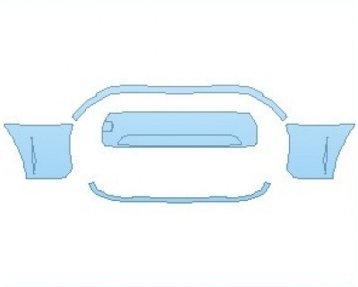 PAINT PROTECTION KIT - 2024 MINI CONVERTIBLE COOPER BUMPER - PRECUT PPF CLEAR BRA WRAP