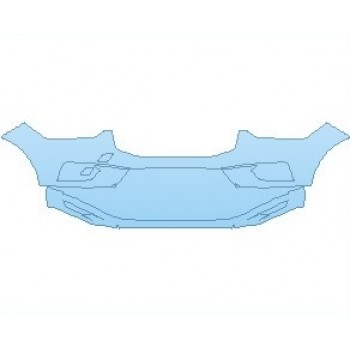 PAINT PROTECTION KIT - 2021 VOLVO XC60 MOMENTUM T6 BUMPER - PRECUT PPF CLEAR BRA WRAP