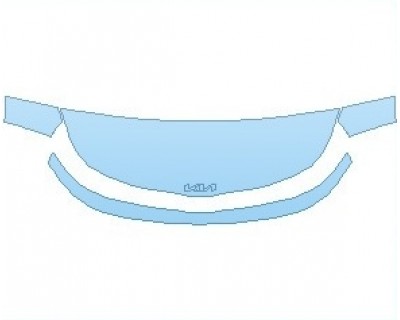 PAINT PROTECTION KIT - 2025 KIA SOUL GT-LINE HOOD (NO WRAPPED EDGES) - PRECUT PPF CLEAR BRA WRAP