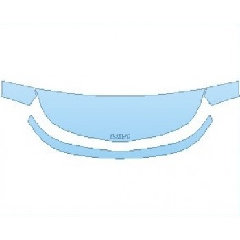 PAINT PROTECTION KIT - 2025 KIA SOUL GT-LINE HOOD (WRAPPED EDGES) - PRECUT PPF CLEAR BRA WRAP