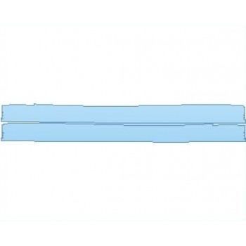 PAINT PROTECTION KIT - 2020 DODGE CHARGER HELLCAT WIDEBODY ROCKER PANELS - INVISIBLEMASK - 3M PAINT PROTECTION